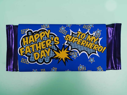 Father's Day Personalised Chocolate Bars | Flox Creative