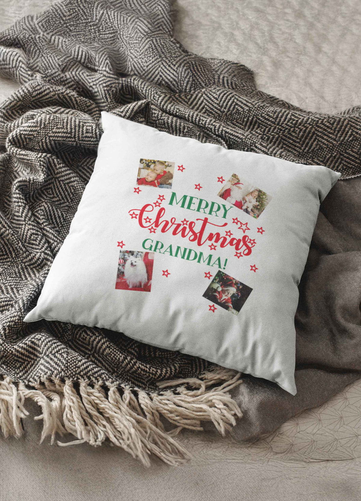 Merry Christmas grandma | Cushion