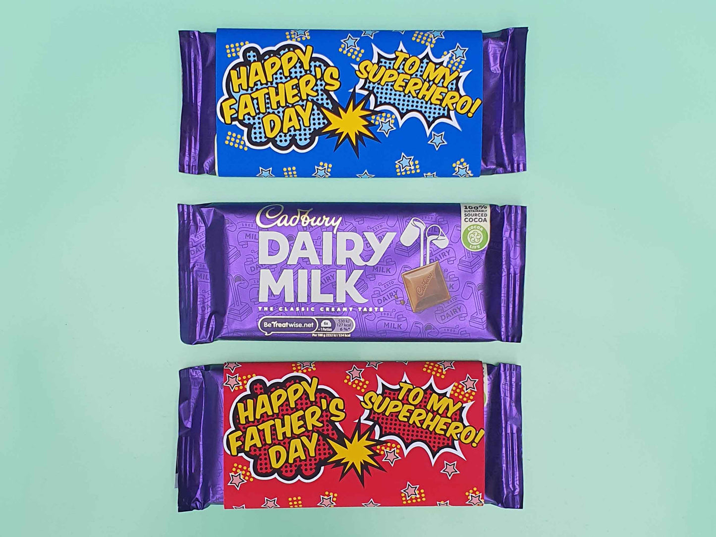 Father's Day Personalised Chocolate Bars | Flox Creative