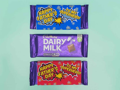 Father's Day Personalised Chocolate Bars | Flox Creative