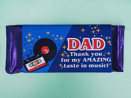 Father's Day Personalised Chocolate Bars | Flox Creative