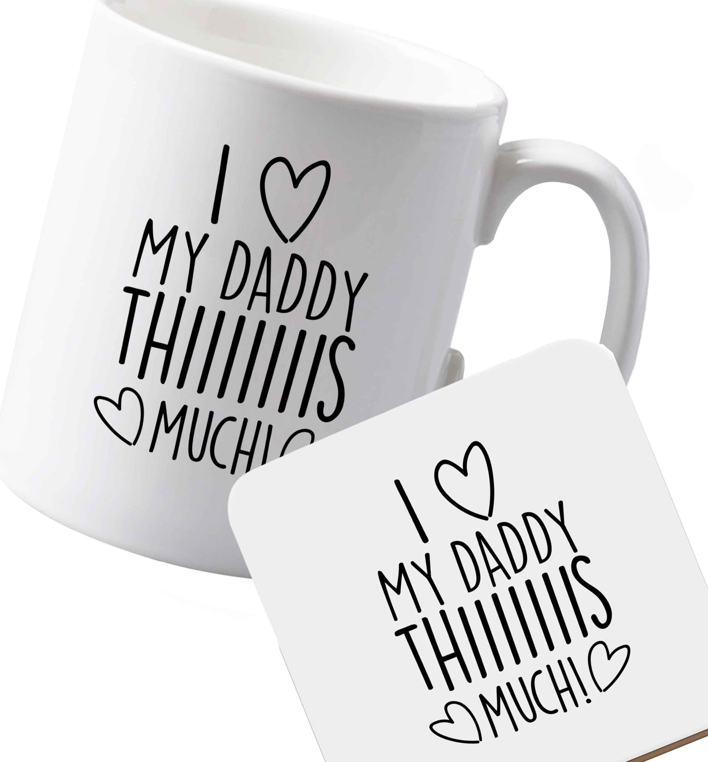 10 oz Ceramic mug and coaster Favourite Type Pan Pancake both sides