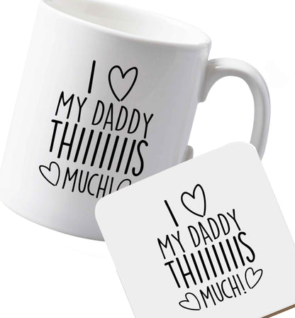 10 oz Ceramic mug and coaster Favourite Type Pan Pancake both sides
