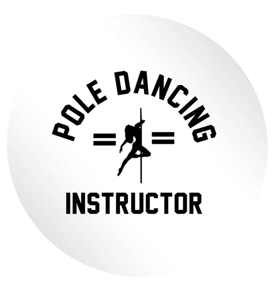 Pole dancing instructor 24 @ 45mm matt circle stickers