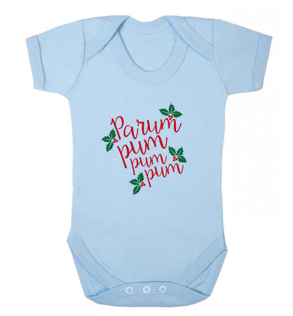 Pa rum pum pum pum baby vest pale blue 18-24 months