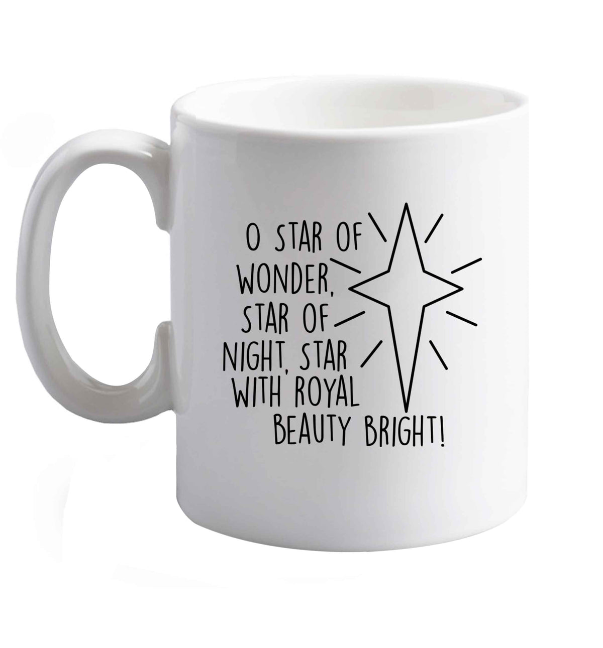 10 oz Favourite Type Pan Pancake ceramic mug right handed