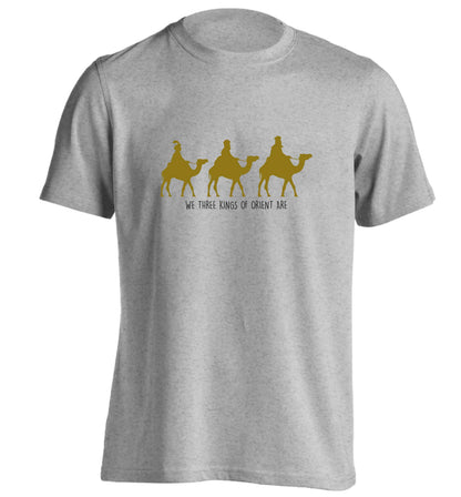 We three kings of orient are adults unisex grey Tshirt 2XL