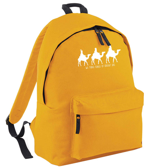 We three kings of orient are mustard adults backpack