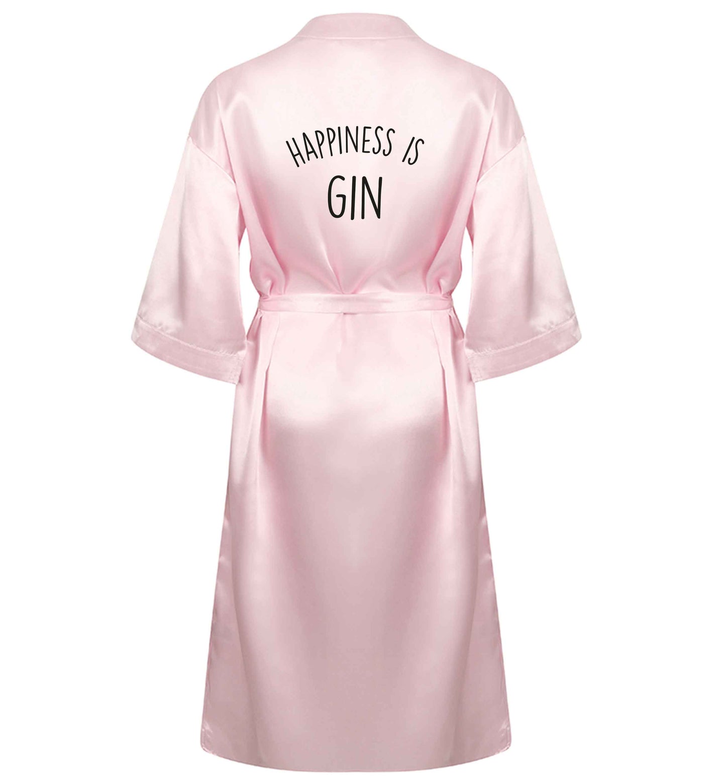 Happiness is gin XL/XXL pink ladies dressing gown size 16/18