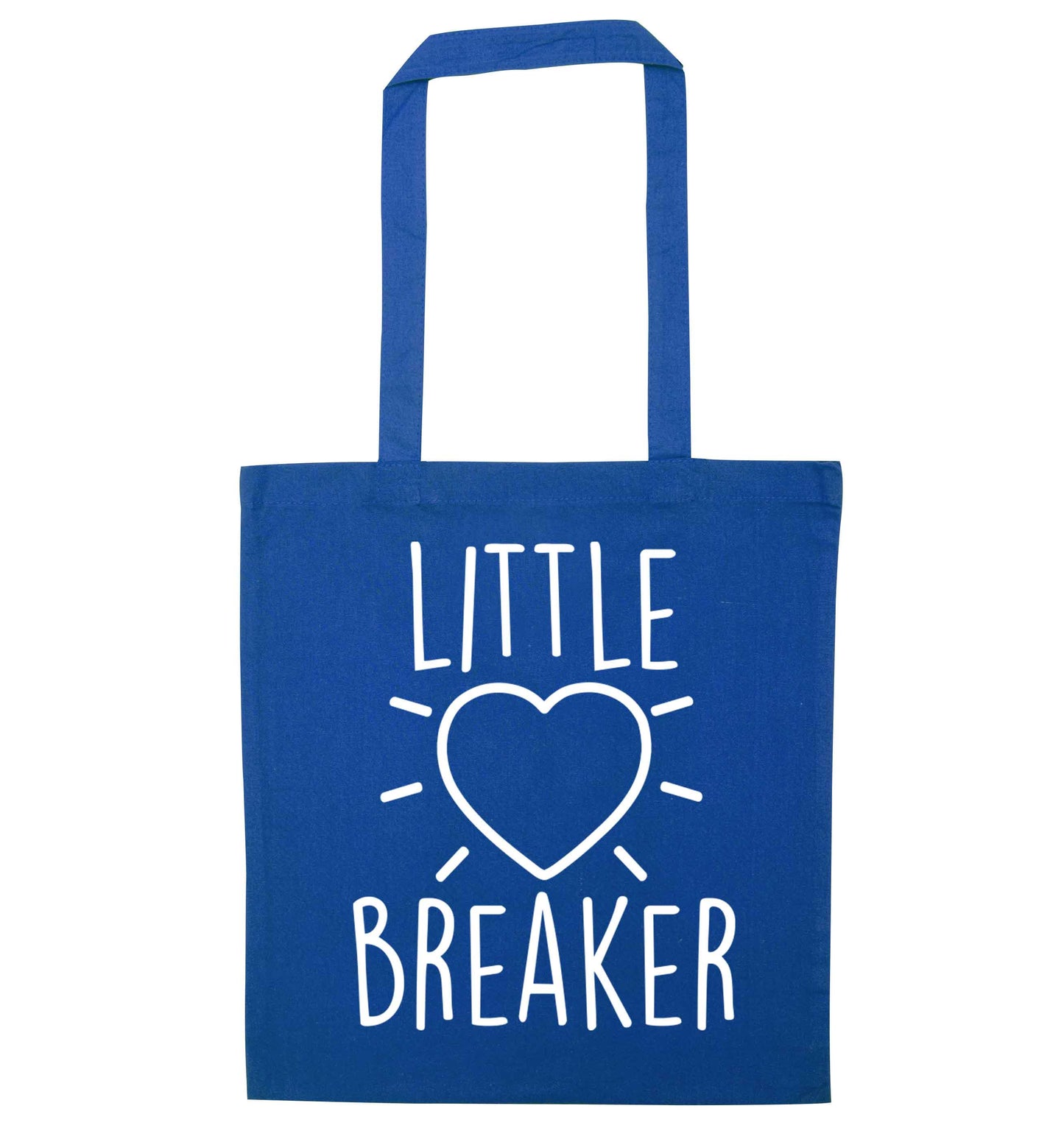 Little heartbreaker blue tote bag