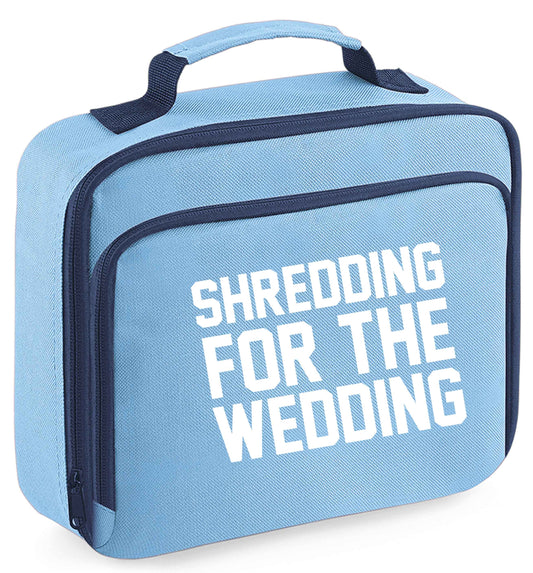 Any tex here insulated blue lunch bag cooler