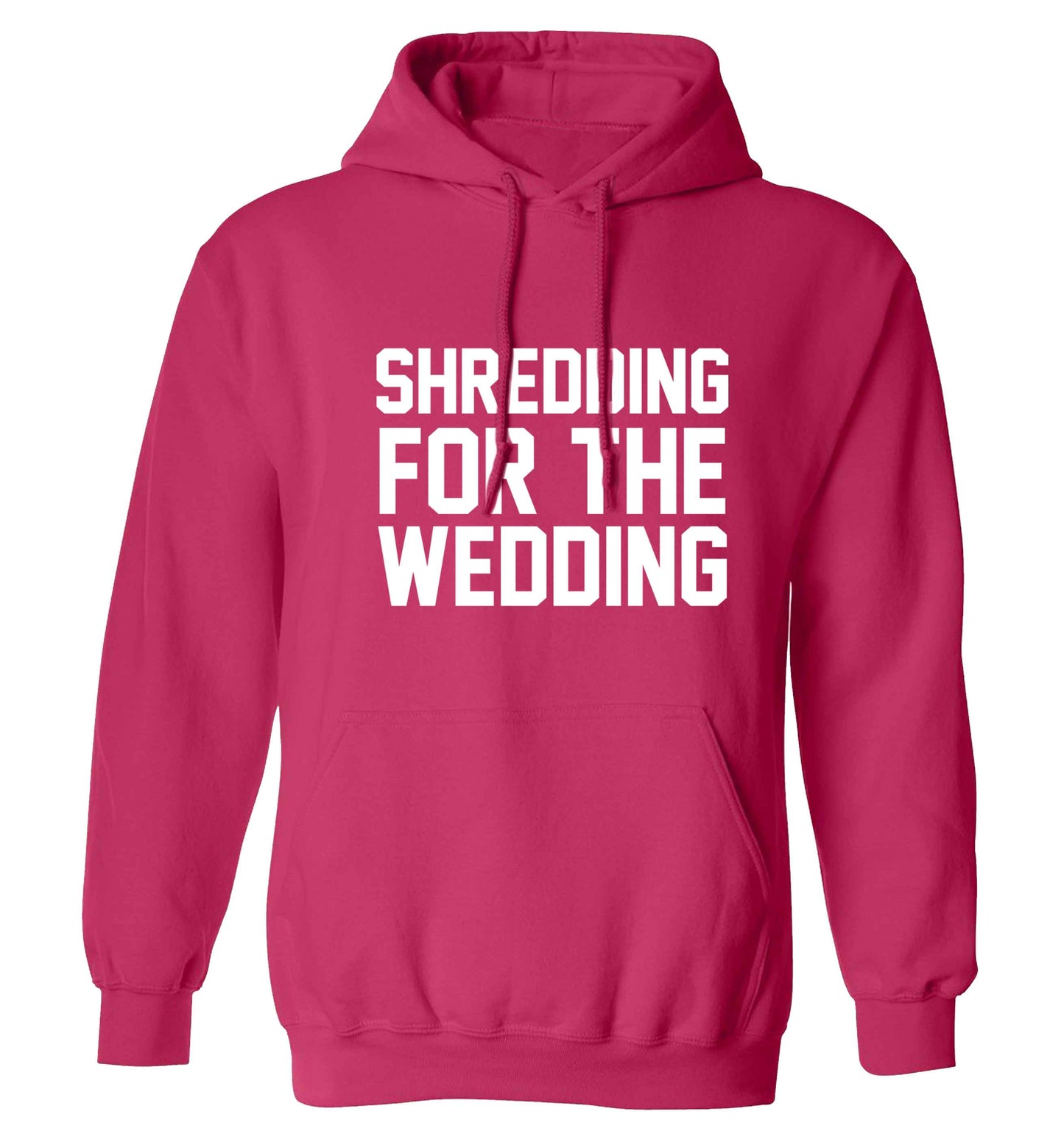 Get motivated and get fit for your big day! Our workout quotes and designs will get you ready to sweat! Perfect for any bride, groom or bridesmaid to be!  adults unisex pink hoodie 2XL