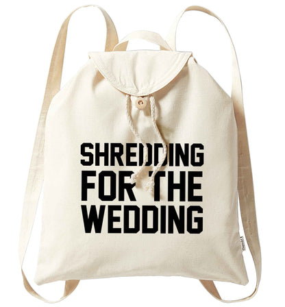 Get motivated and get fit for your big day! Our workout quotes and designs will get you ready to sweat! Perfect for any bride, groom or bridesmaid to be!  organic cotton backpack tote with wooden buttons in natural
