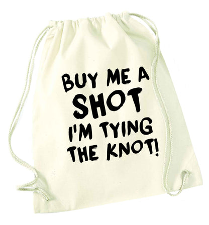 Get motivated and get fit for your big day! Our workout quotes and designs will get you ready to sweat! Perfect for any bride, groom or bridesmaid to be!  natural drawstring bag