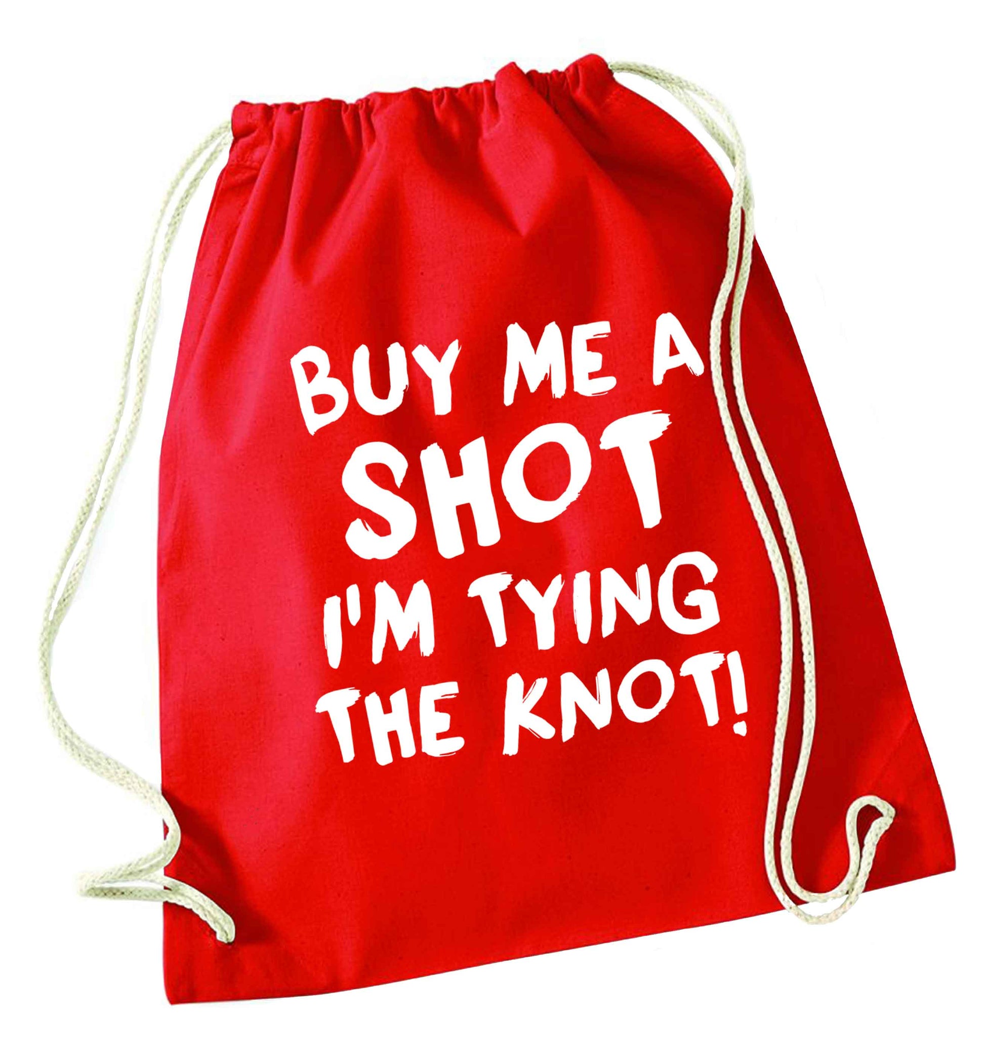 Get motivated and get fit for your big day! Our workout quotes and designs will get you ready to sweat! Perfect for any bride, groom or bridesmaid to be!  red drawstring bag 