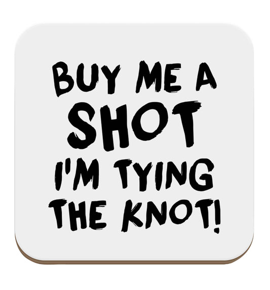 Get motivated and get fit for your big day! Our workout quotes and designs will get you ready to sweat! Perfect for any bride, groom or bridesmaid to be!  set of four coasters