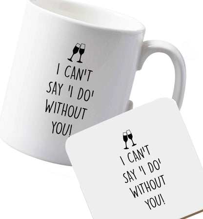 10 oz Ceramic mug and coaster Favourite Type Pan Pancake both sides