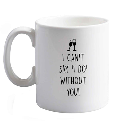 10 oz Favourite Type Pan Pancake ceramic mug right handed