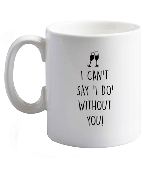 10 oz Favourite Type Pan Pancake ceramic mug right handed