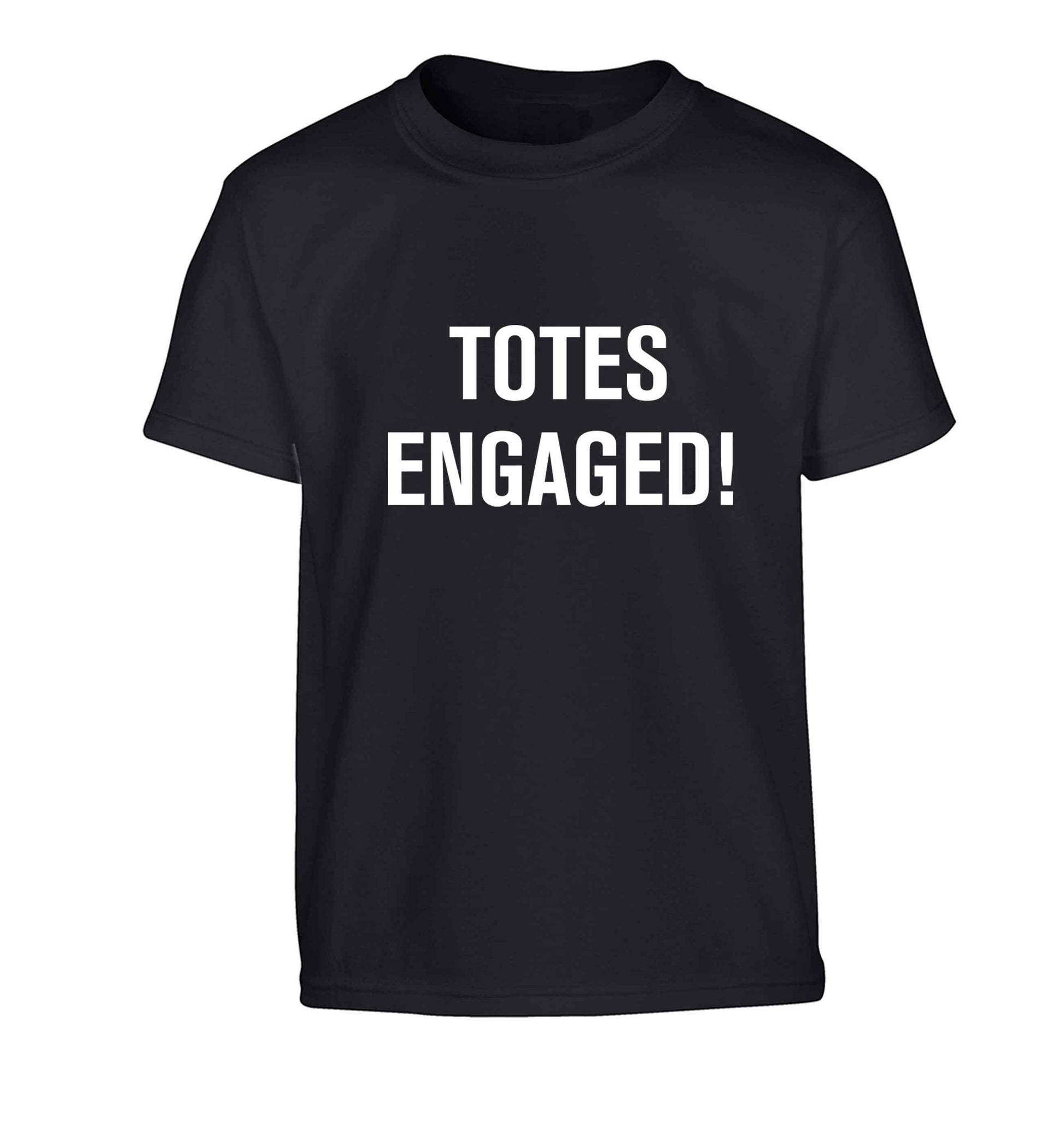 Totes engaged Children's black Tshirt 12-13 Years