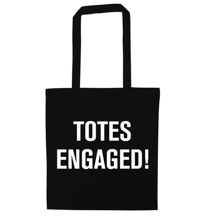 Totes engaged black tote bag