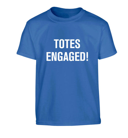 Totes engaged Children's blue Tshirt 12-13 Years