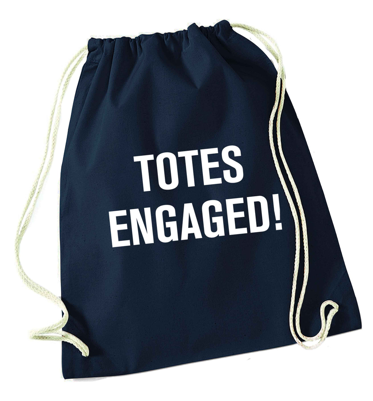Totes engaged navy drawstring bag