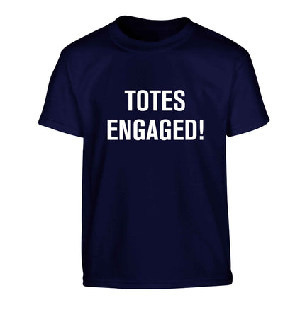 Totes engaged Children's navy Tshirt 12-13 Years