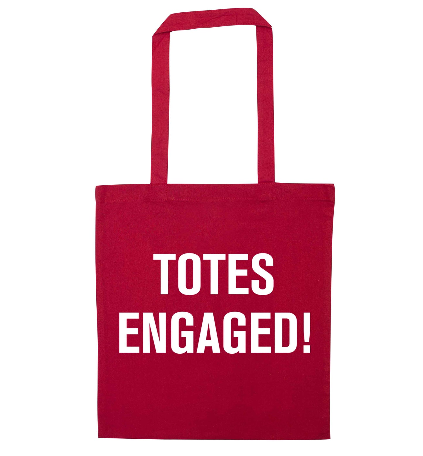 Totes engaged red tote bag