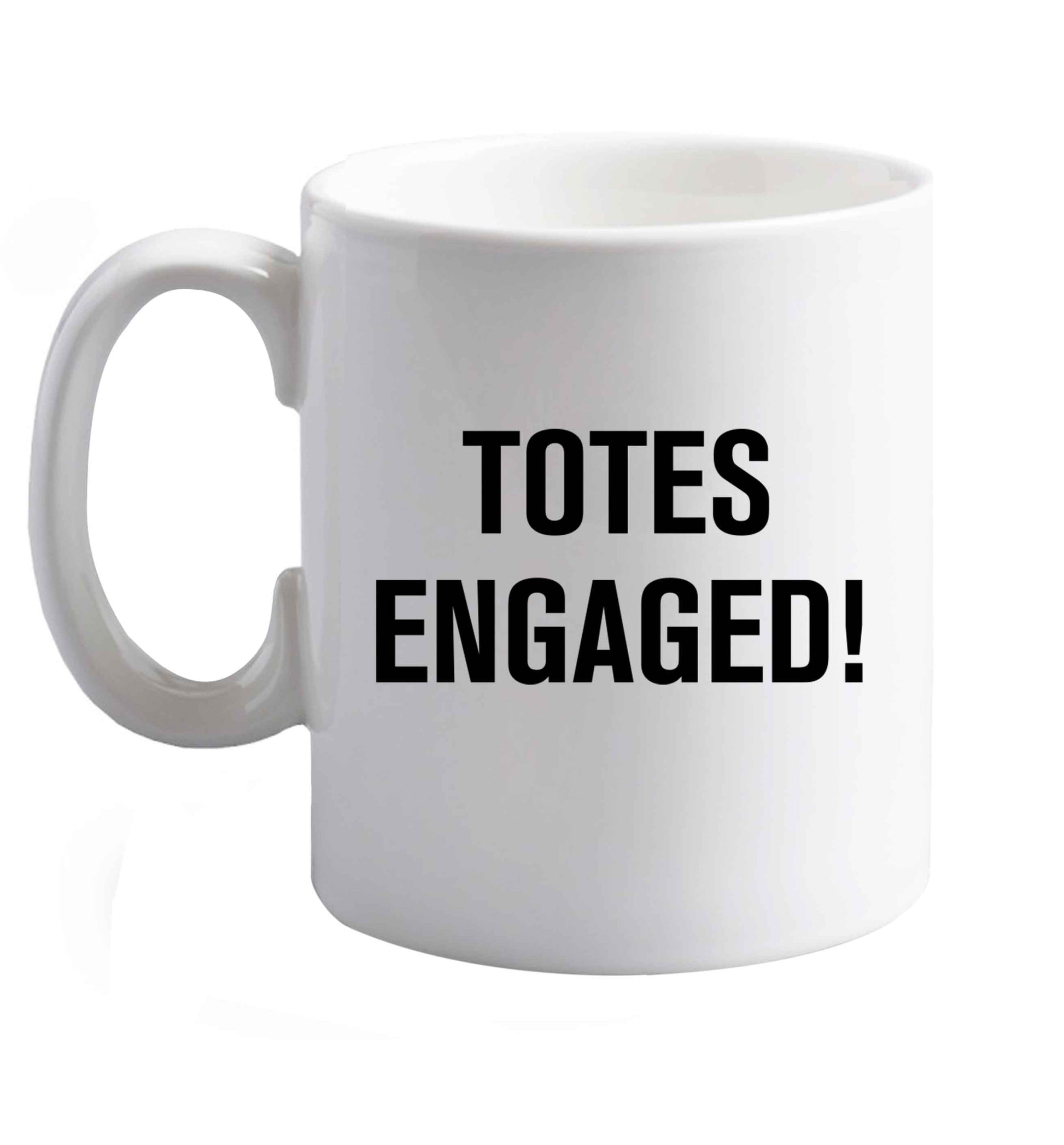 10 oz Favourite Type Pan Pancake ceramic mug right handed