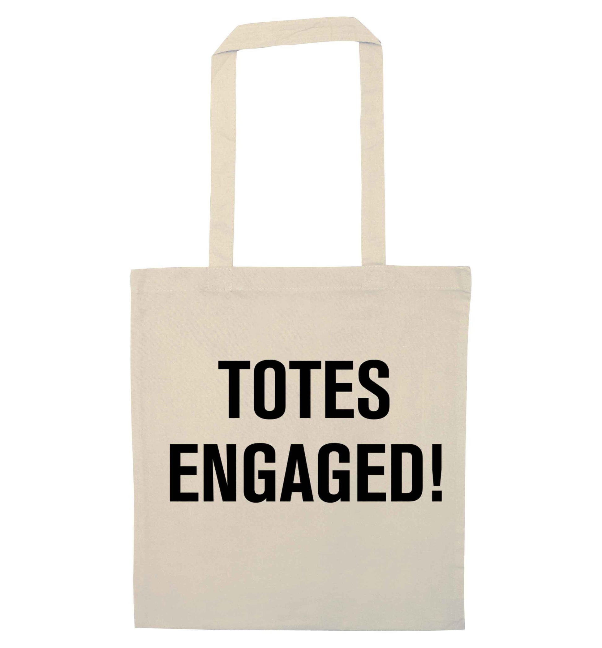 Totes engaged natural tote bag