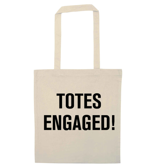 Totes engaged natural tote bag