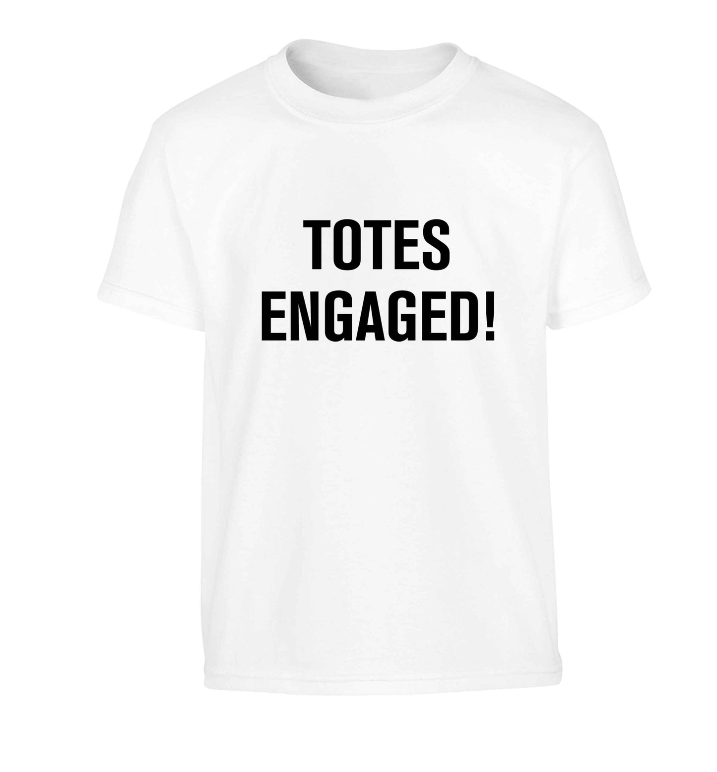 Totes engaged Children's white Tshirt 12-13 Years