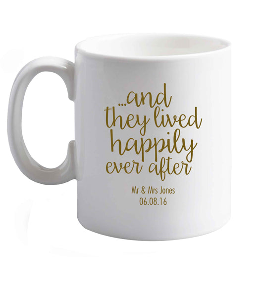 10 oz Favourite Type Pan Pancake ceramic mug right handed