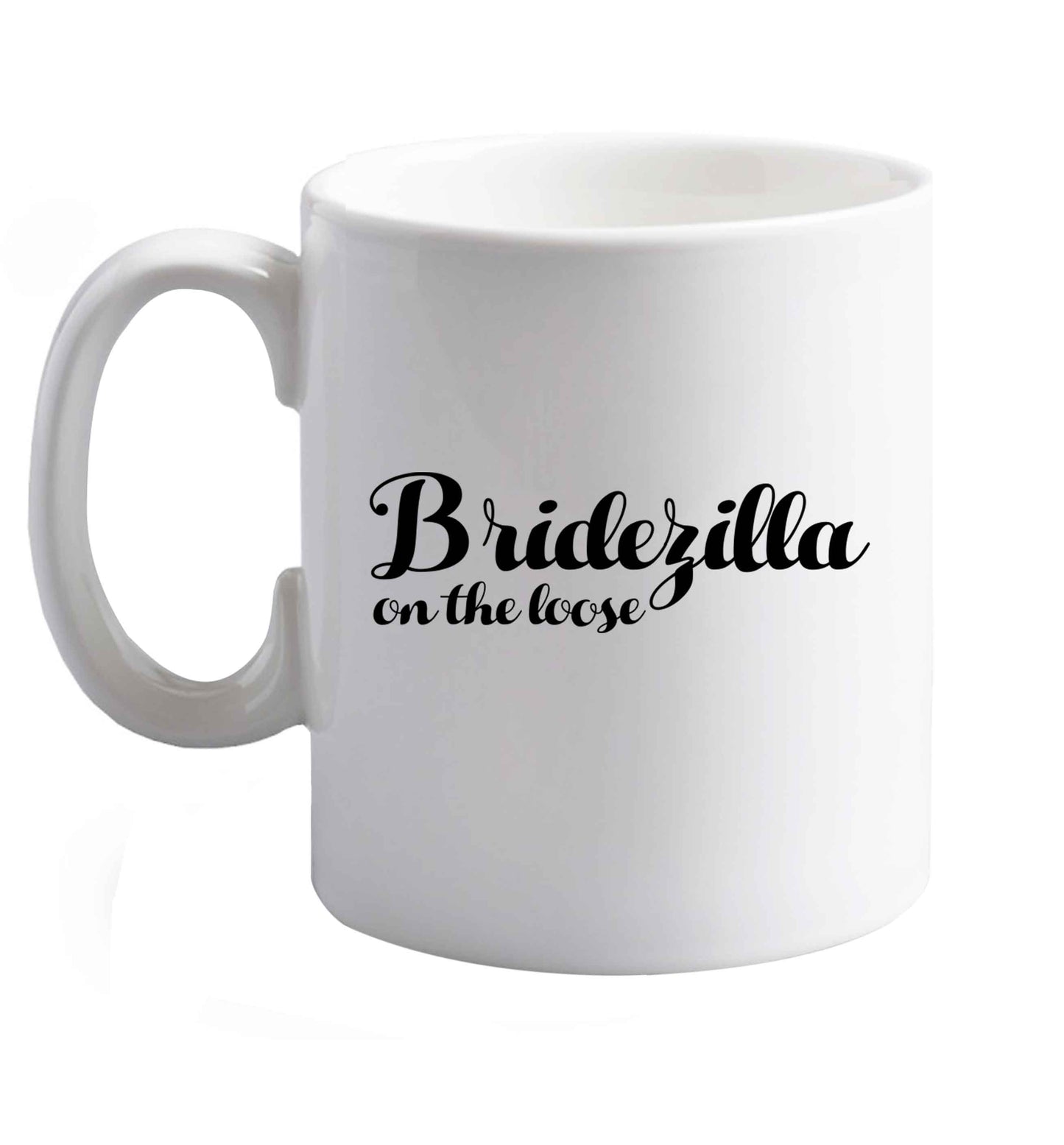 10 oz Favourite Type Pan Pancake ceramic mug right handed