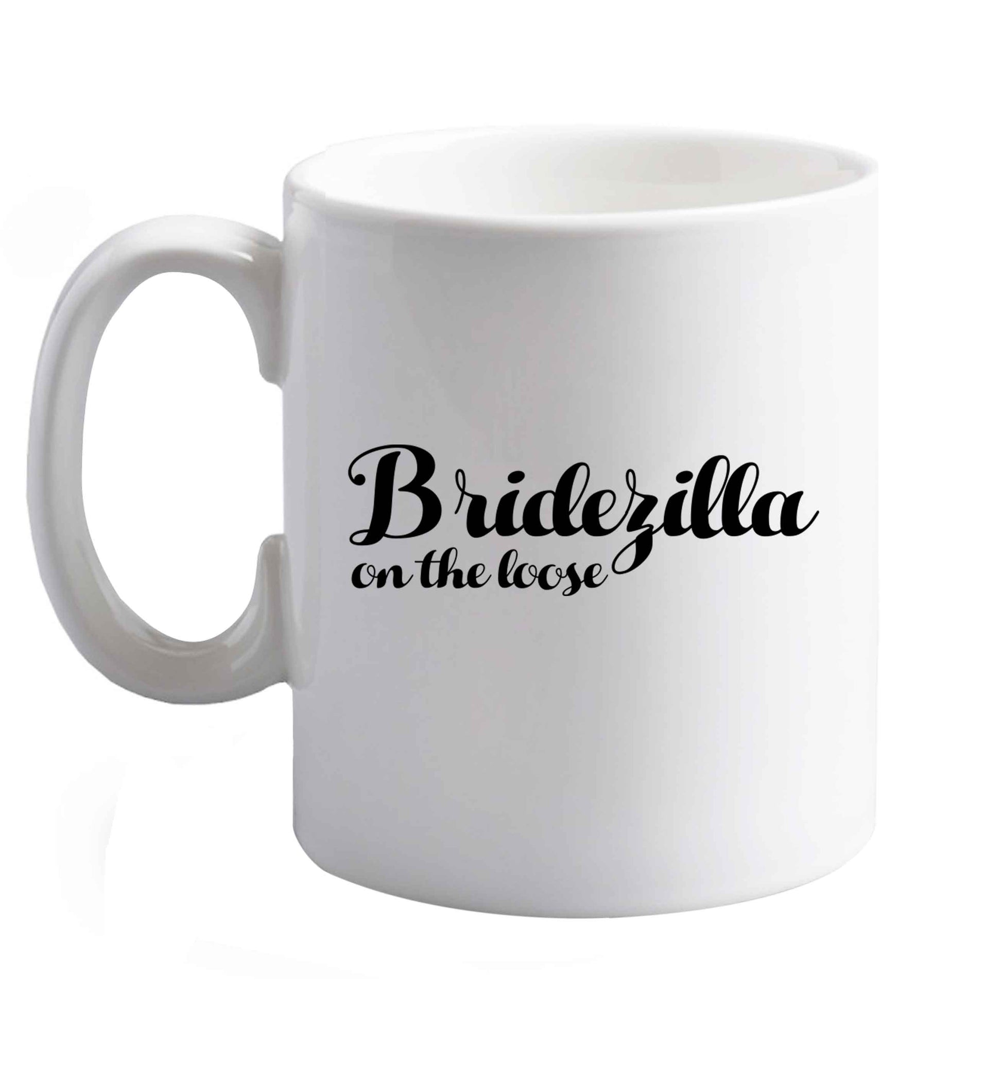 10 oz Favourite Type Pan Pancake ceramic mug right handed