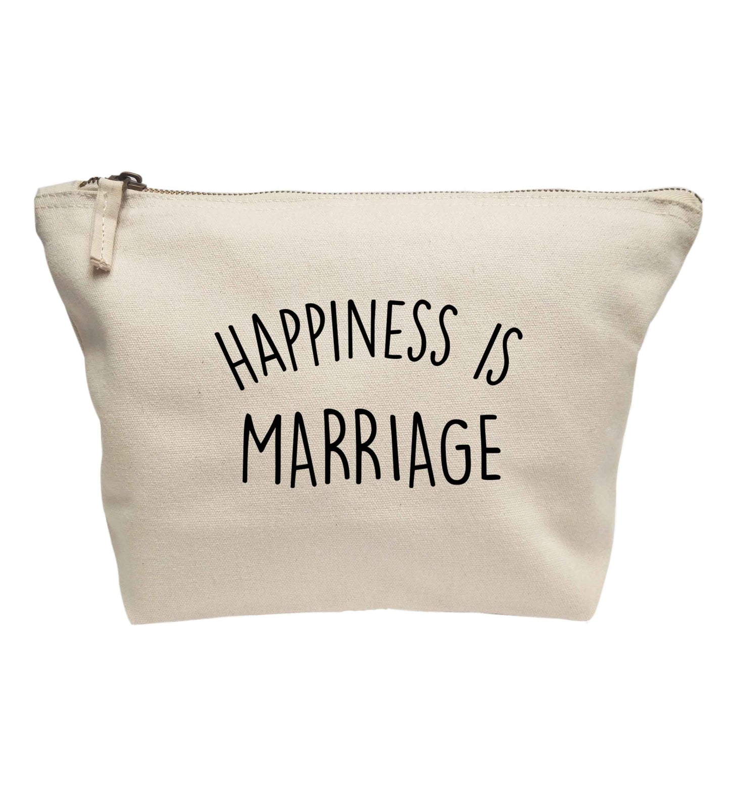 Happiness is marriage | Makeup / wash bag