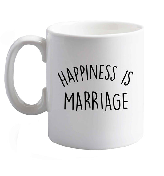 10 oz Favourite Type Pan Pancake ceramic mug right handed