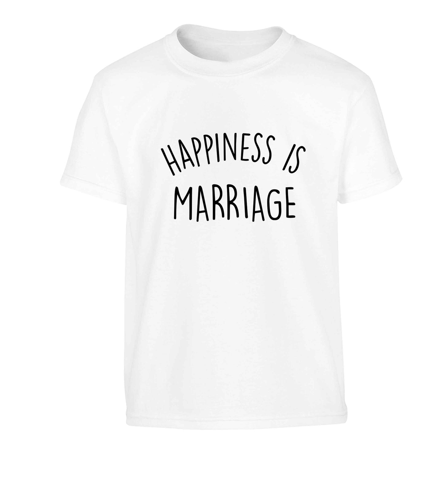 Happiness is wedding planning Children's white Tshirt 12-13 Years