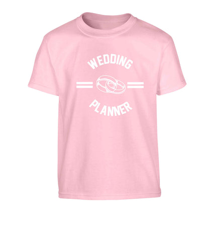 Wedding planner Children's light pink Tshirt 12-13 Years