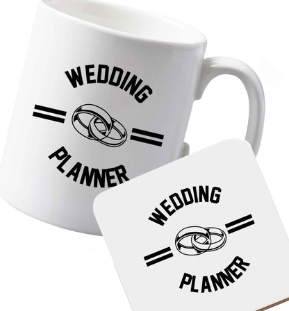 10 oz Ceramic mug and coaster Favourite Type Pan Pancake both sides