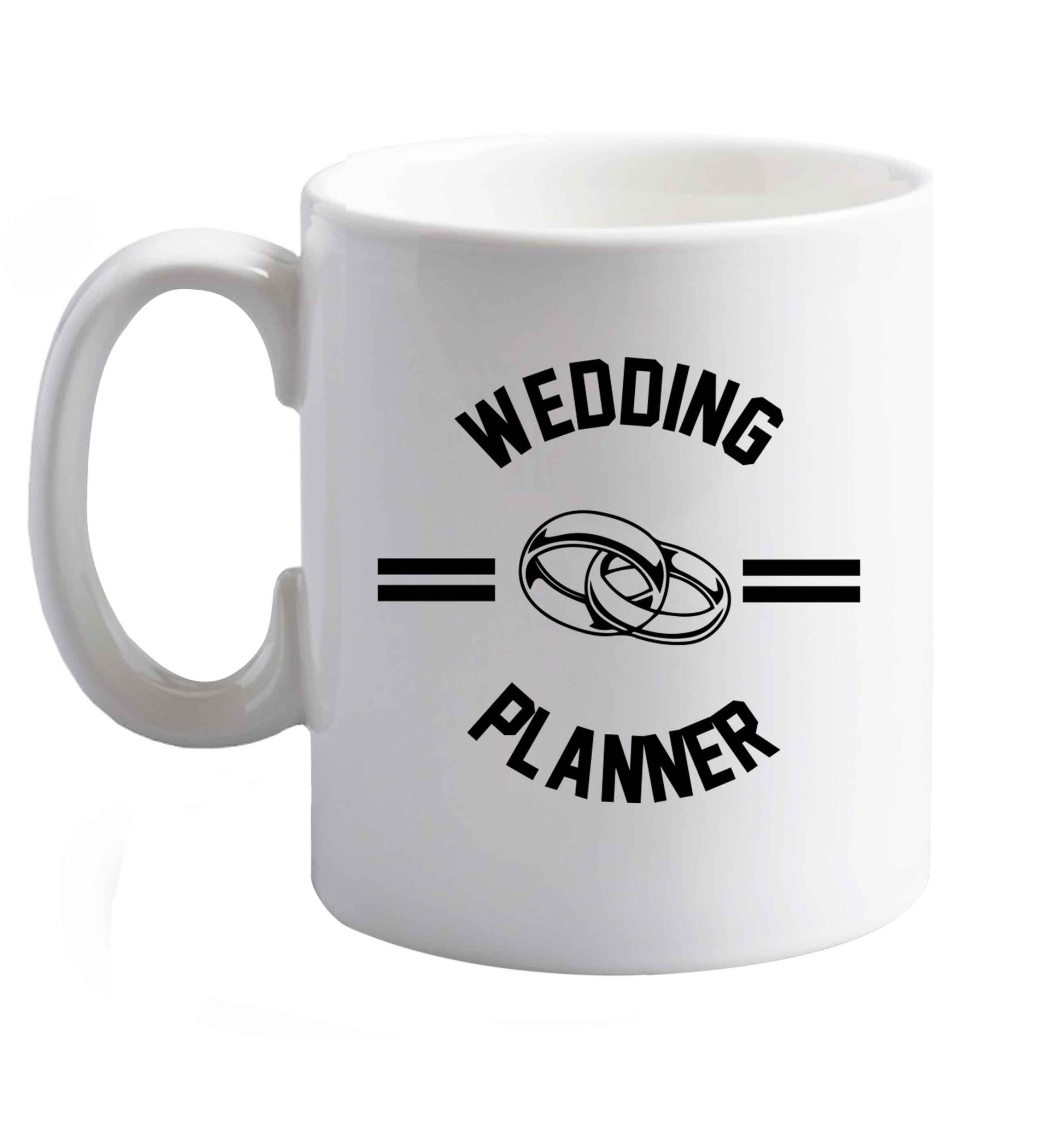 10 oz Favourite Type Pan Pancake ceramic mug right handed