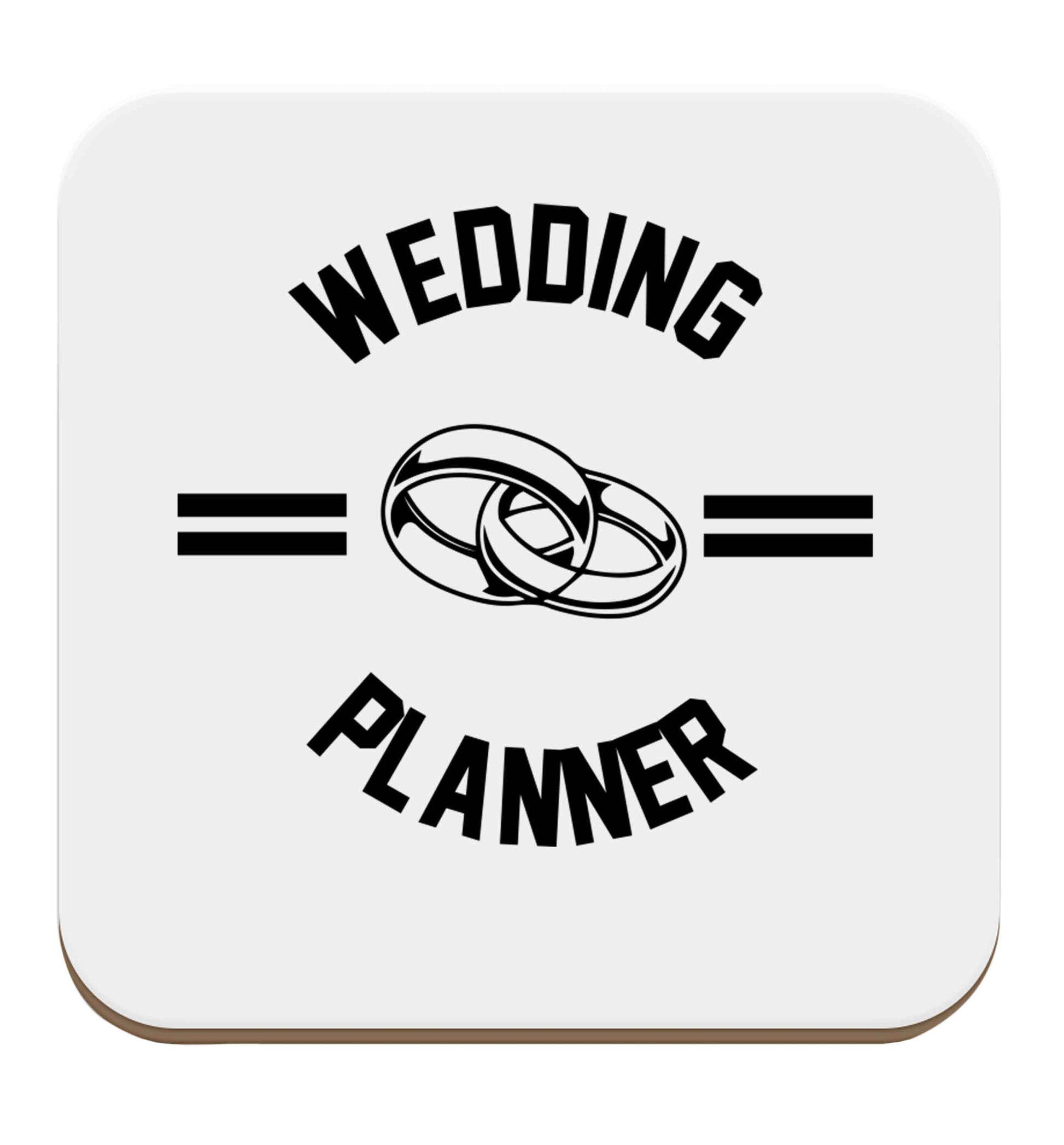 Wedding planner set of four coasters