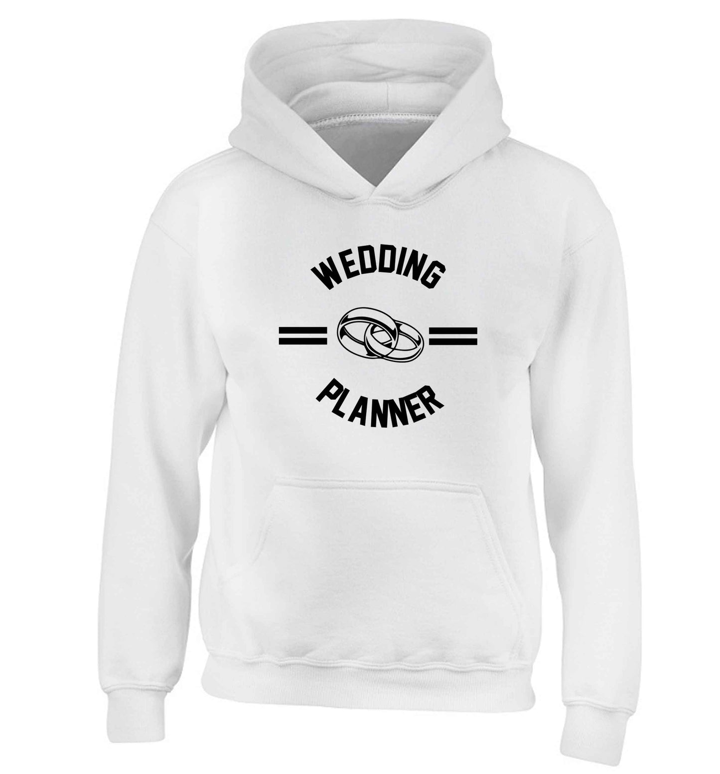 Wedding planner children's white hoodie 12-13 Years