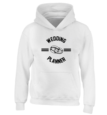 Wedding planner children's white hoodie 12-13 Years