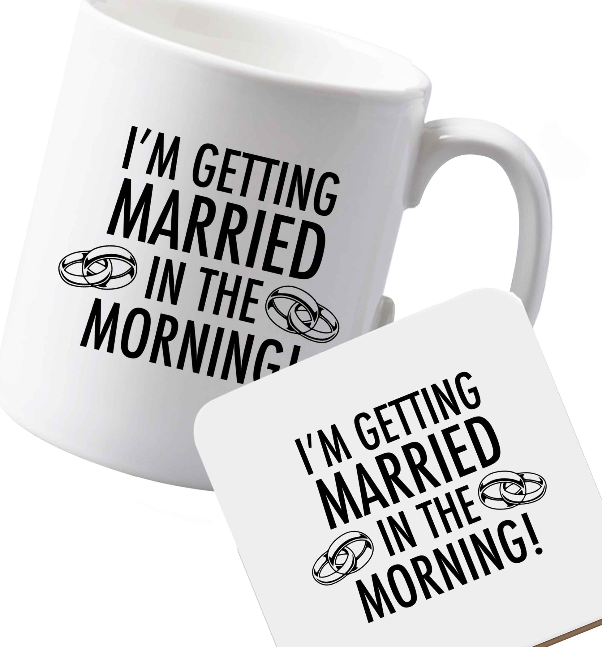 10 oz Ceramic mug and coaster Favourite Type Pan Pancake both sides
