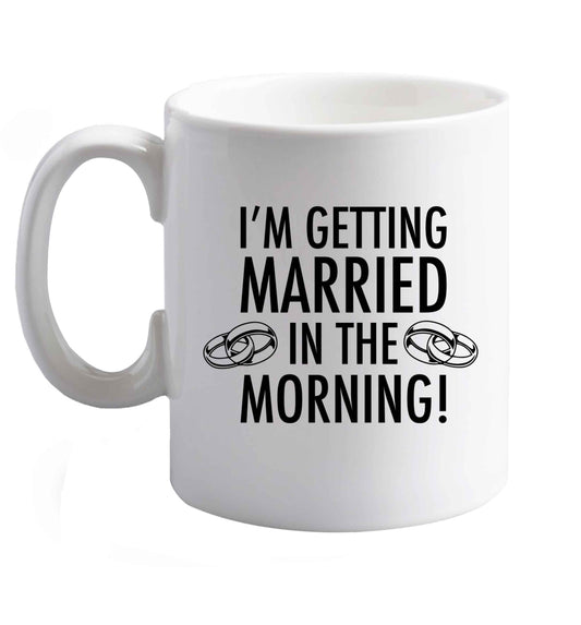 10 oz Favourite Type Pan Pancake ceramic mug right handed
