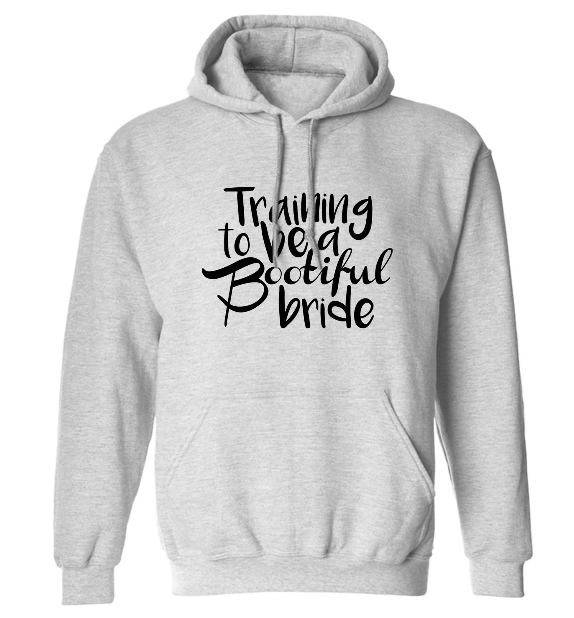 Get motivated and get fit for your big day! Our workout quotes and designs will get you ready to sweat! Perfect for any bride, groom or bridesmaid to be!  adults unisex grey hoodie 2XL
