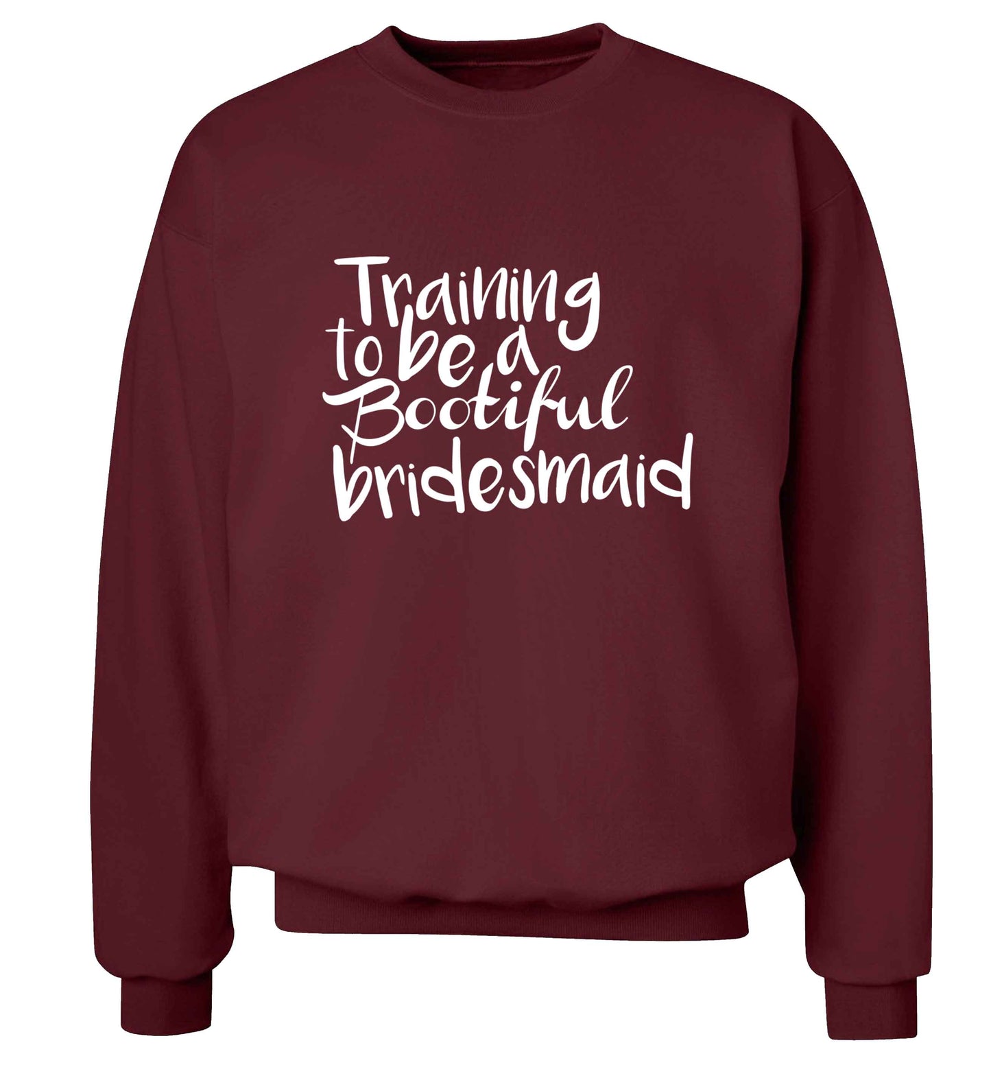 Get motivated and get fit for your big day! Our workout quotes and designs will get you ready to sweat! Perfect for any bride, groom or bridesmaid to be!  adult's unisex maroon sweater 2XL