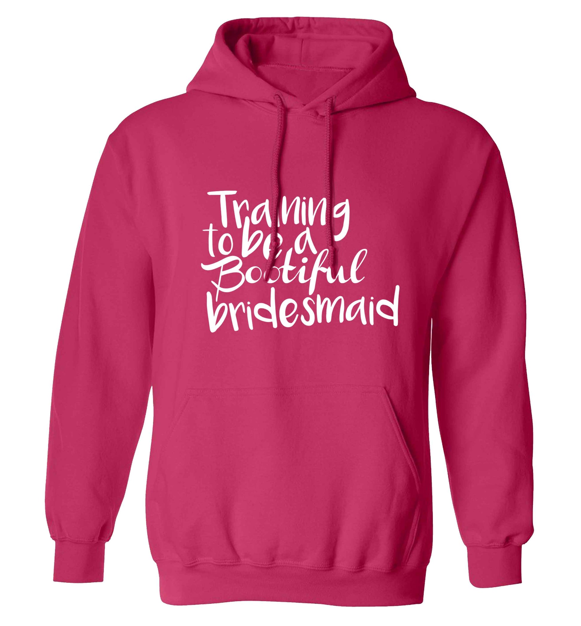 Get motivated and get fit for your big day! Our workout quotes and designs will get you ready to sweat! Perfect for any bride, groom or bridesmaid to be!  adults unisex pink hoodie 2XL